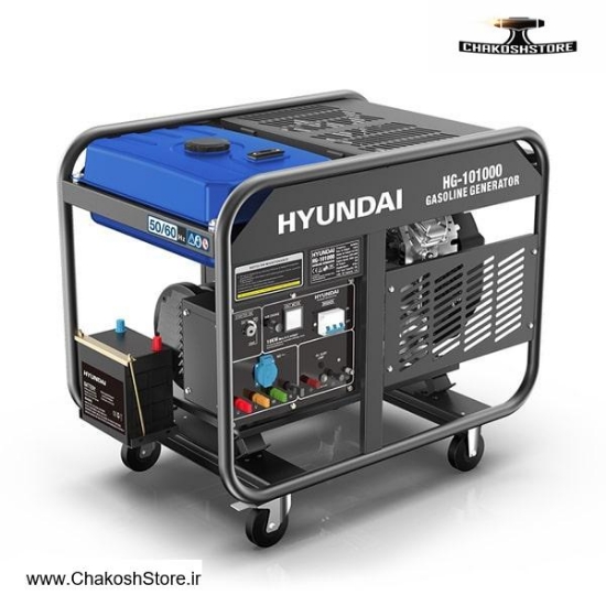تصویر   موتور برق هیوندای 10 کیلو وات مدل HG-101000