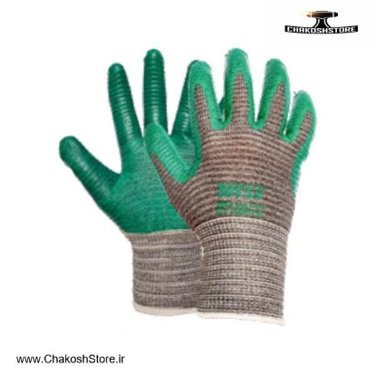 تصویر   دستکش ایمنی توتاص نیتریل شیاردار مدل TL 1/2 Nitril