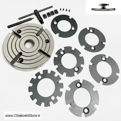 تصویر   صفحه تقسیم و گردان عمودی/افقی ای اس تی پاور 150 میلی متر مدل CS-6