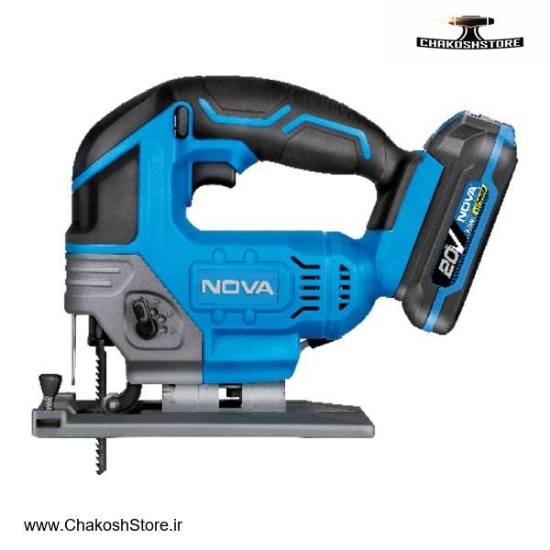 تصویر   اره عمود بر شارژی نووا 20 ولت گیربکسی مدل 7740