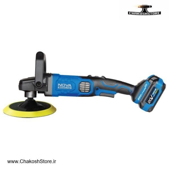 تصویر   دستگاه پولیش شارژی نووا 20 ولت براشلس مدل 7738