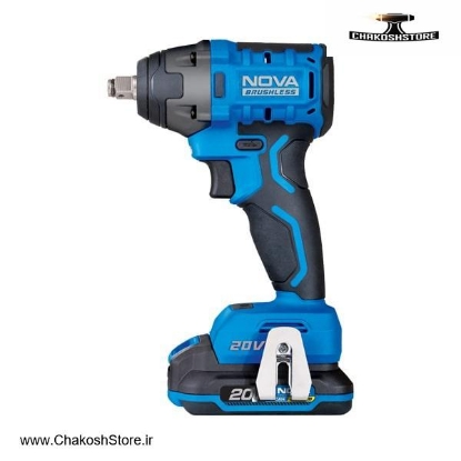 تصویر   بکس شارژی نووا 1/2 اینچ براشلس 20 ولت لیتیوم مدل 7731