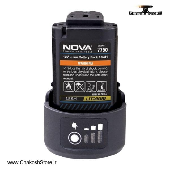 تصویر   باتری لیتیوم یونی نووا 12 ولت مدل 7790