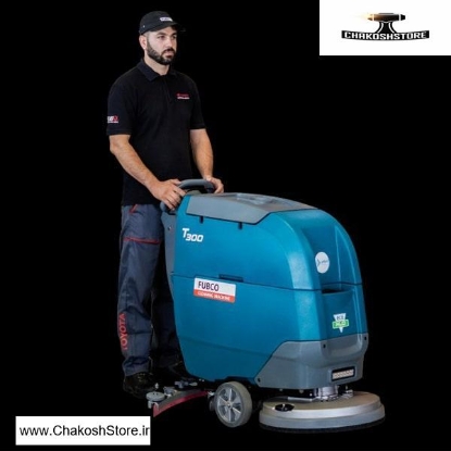 تصویر   اسکرابر زمین شوی صنعتی فابکو شارژی 60 لیتر مدل T300