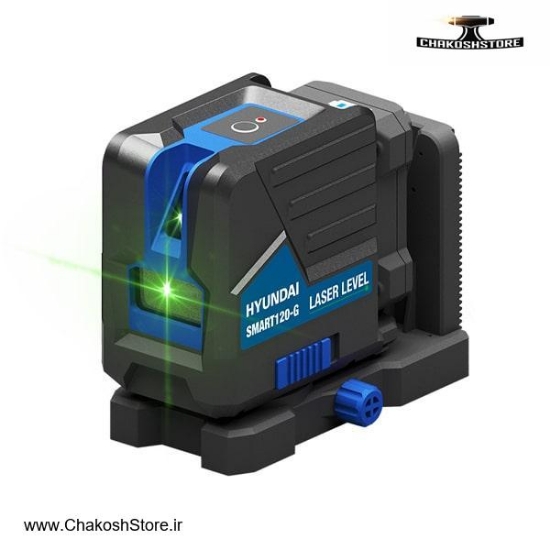 تصویر   تراز لیزری هیوندای دو خط 360 درجه نور سبز مدل SMART120-G