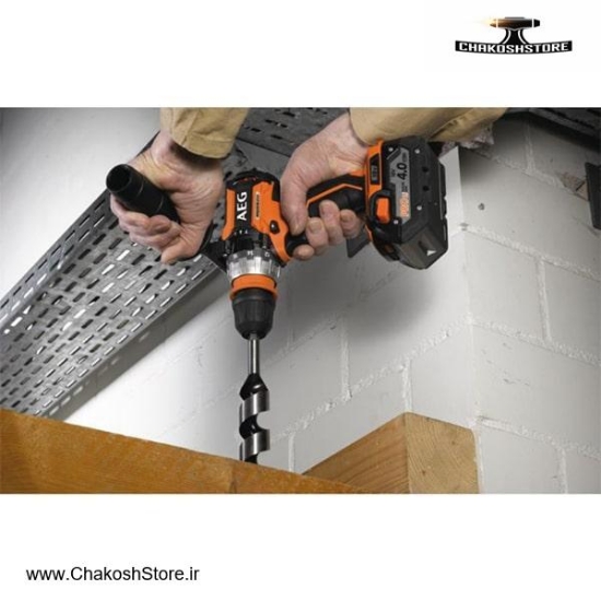 تصویر  دریل شارژی چکشی آاگ مدل BSB18CBL-502C لیتیوم 18 ولت