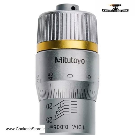 تصویر   میکرومتر سه فک میتوتویو 25-20 میلی متر داخل سنج مدل 166-368