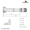 تصویر   میکرومتر سه فک میتوتویو 100-87 میلی متر داخل سنج مدل 173-368