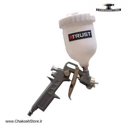 تصویر   پیستوله رنگ پاش کاسه رو پلاستیکی دو تنظیم TRUST مدل SPG