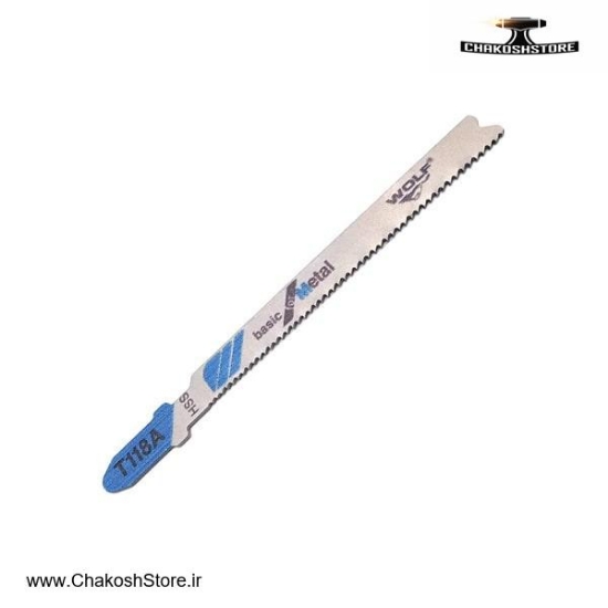 تصویر   تیغ اره عمود بر آهن ولف مجموعه 5 عددی مدل T118A