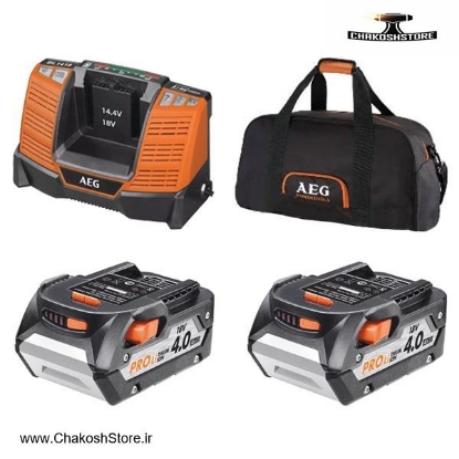 تصویر   ست باتری و فست شارژر آاگ 18 ولت مدل SETLL1840SLK1