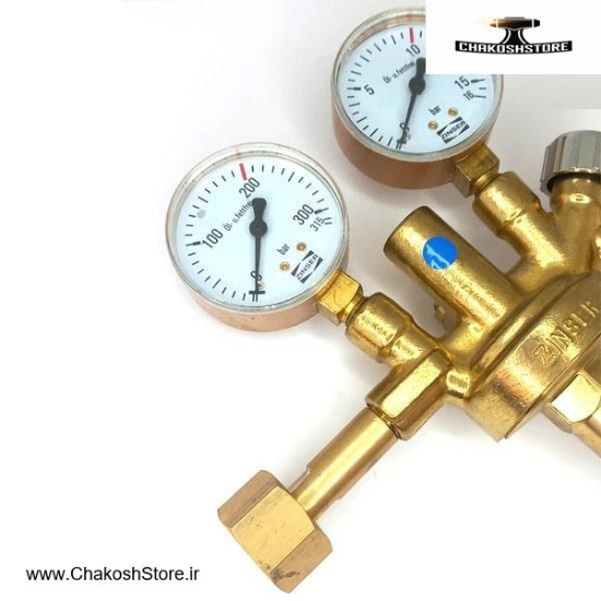 تصویر   مانومتر اکسیژن زینسر اصلی دو گیج مدل 001-2511010