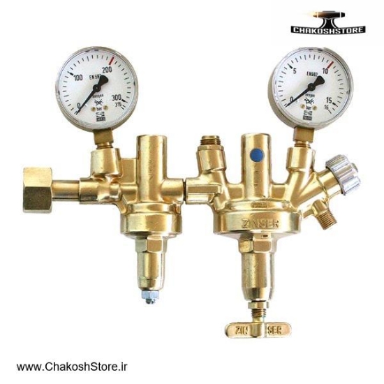 تصویر   مانومتر آرگون و CO2 زینسر اصلی دو مرحله ای مدل 010-2511970