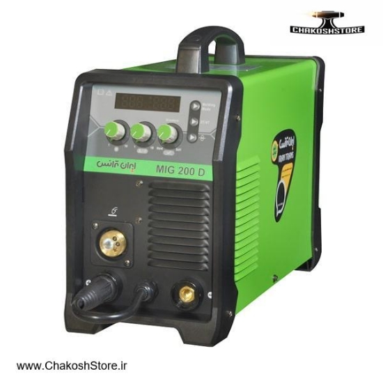 تصویر   اینورتر جوشکاری ایران ترانس میگ مگ ، الکترود و تیگ مدل MIG 200 DIGITAL
