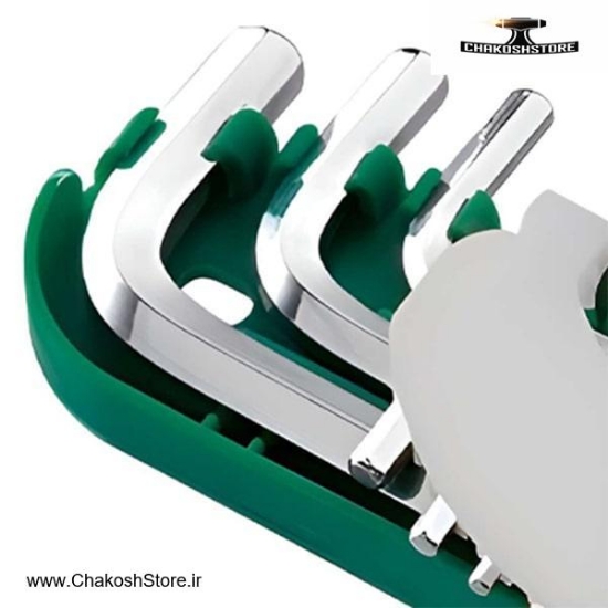 تصویر   آچار آلن سر گرد برلیون کارتی فوق بلند 9 عددی مدل 062102888