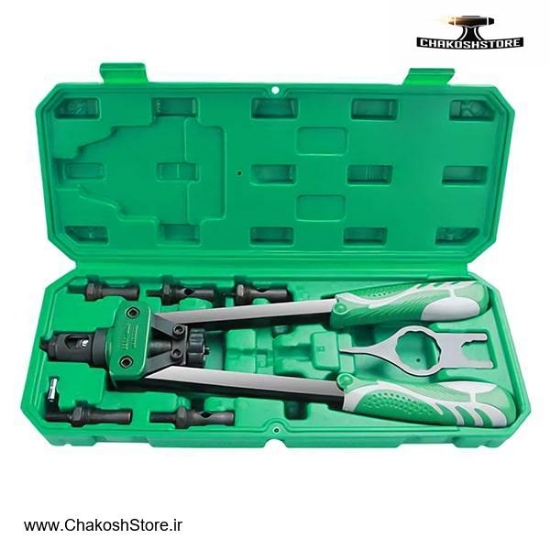 تصویر   انبر مهره پرچ کن دو دسته برلیون مدل 060803360