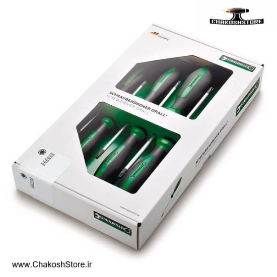 تصویر   ست پیچ گوشتی ستاره ای اشتایویل 6 عددی مدل 4689TX