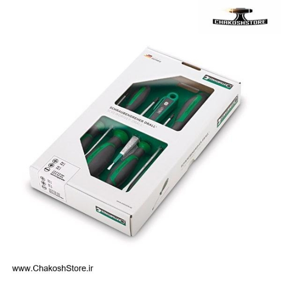 تصویر   ست پیچ گوشتی و فازمتر اشتایویل 7 عددی مدل 4698