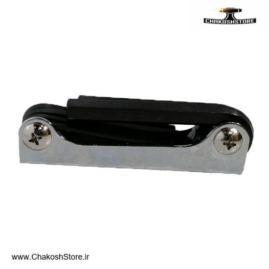 تصویر   آچار آلن شش گوش ایت چاقویی (مشتی) اینچی ست 6 و 7 عددی مدل 009-inch