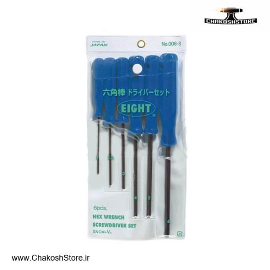 تصویر   ست پیچ گوشتی آلنی ایت شش گوش مدل 006-3