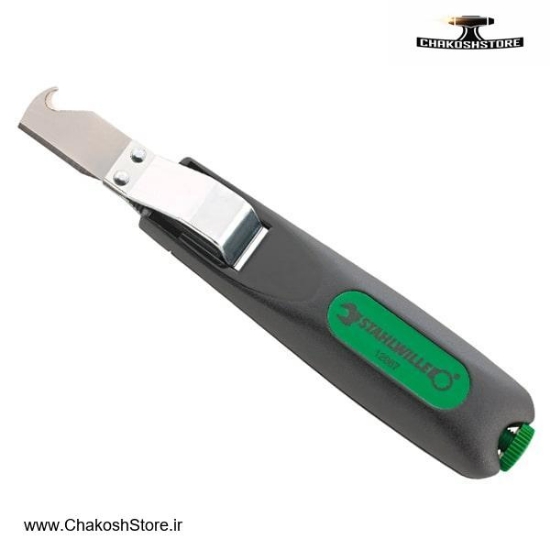 تصویر   چاقو کابل بر اشتایویل قلاب دار مدل 12967