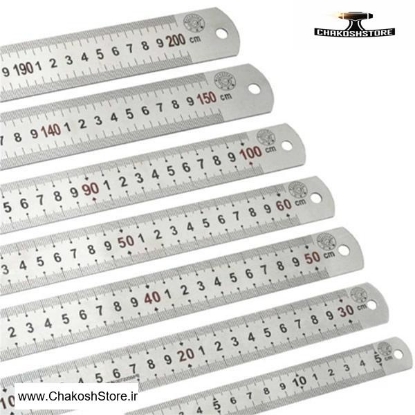 تصویر   خط کش فلزی برلیون مدل 070701