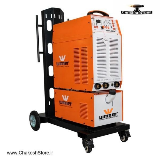 تصویر   اینورتر جوشکاری تیگ وینر 400 آمپر پالسی دیجیتال آب خنک مدل 400N-4850