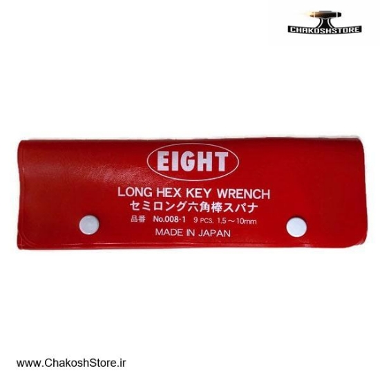 تصویر   ست آچار آلن شش گوش ایت بلند 9 عددی کیفی مدل 1-008
