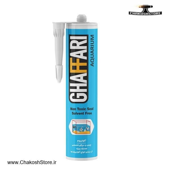 تصویر   چسب آکواریوم غفاری سیلیکون شفاف