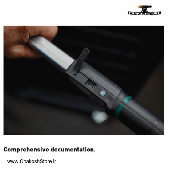 تصویر   آچار ترکمتر دیجیتال اشتایویل 800-80 نیوتن سری خور 22x28 دوکاره مدل 714/80