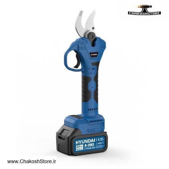 تصویر   قیچی باغبانی شارژی Hyundai مدل HP3063