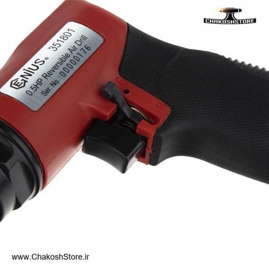 تصویر   دریل بادی جنیوس هفت تیری 10 میلی متر مدل 351801