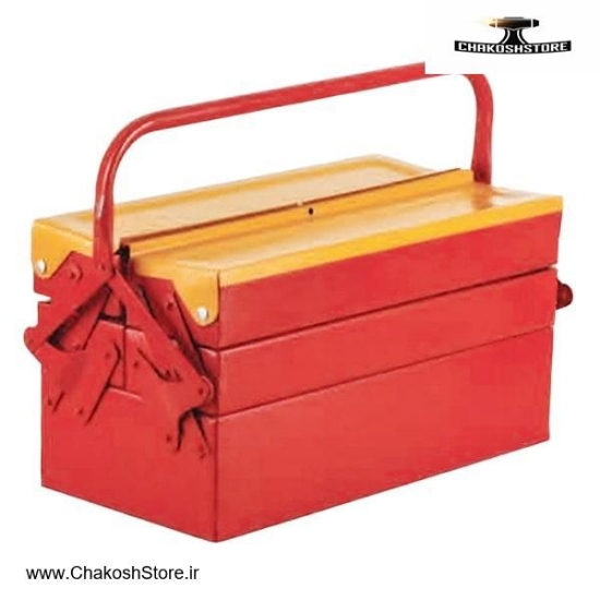 تصویر   جعبه ابزار فلزی اتوماتیک وفایی 30 سانتی متر مدل 313
