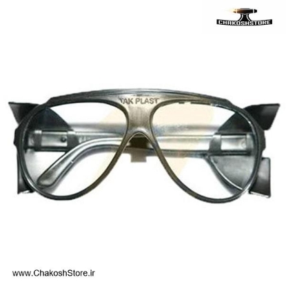 تصویر   عینک ایمنی تک پلاست سفید مدل TP-E007