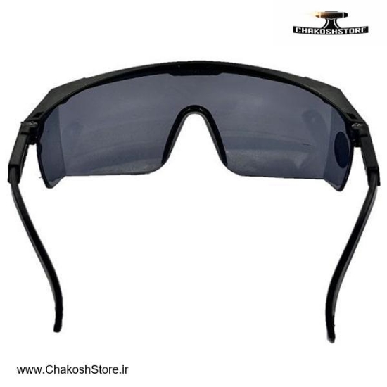تصویر   عینک ایمنی آفتابی تک پلاست دودی مدل TP-E005