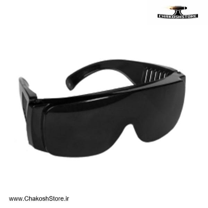 تصویر  عینک ایمنی آفتابی تک پلاست دودی مدل TP-E002
